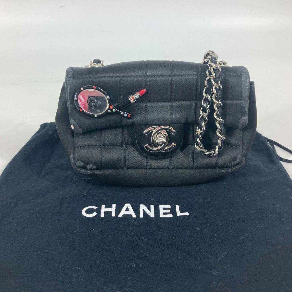 CHANEL Black Pochette Shoulder Bag - Picture 8 of 13